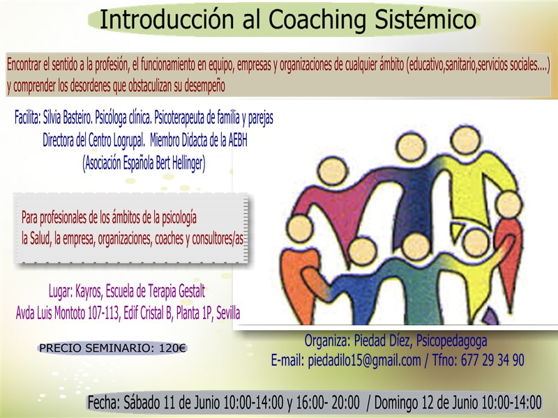 Seminario Introducción al coaching sistémico (11 y 12 de junio)