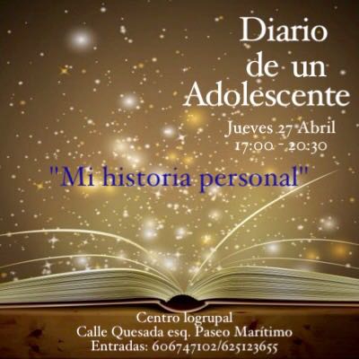 Diario de un adolescente 5ª sesión (jueves 27 de abril)