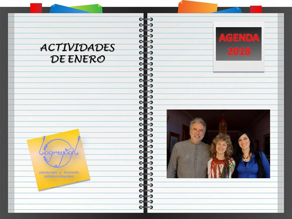 Agenda de actividades de ENERO 2018!!!!