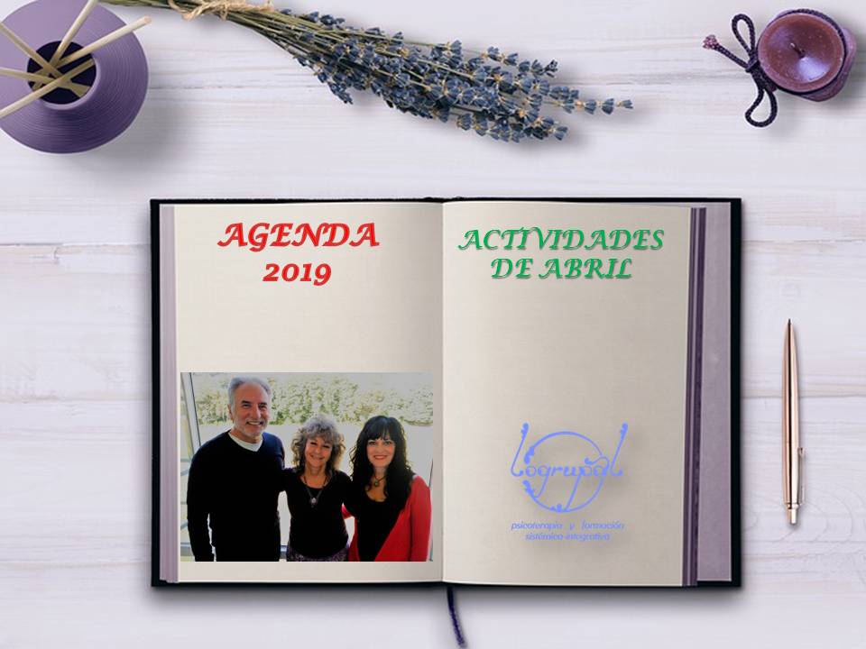Agenda de actividades de ABRIL 2019