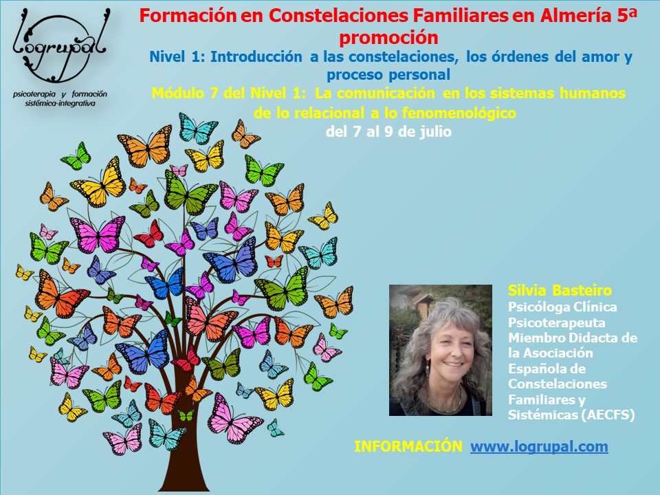 Formación en Constelaciones Familiares en Almería 5ª promoción: Módulo 7 del Nivel 1 (del 7 al 9 de julio)
