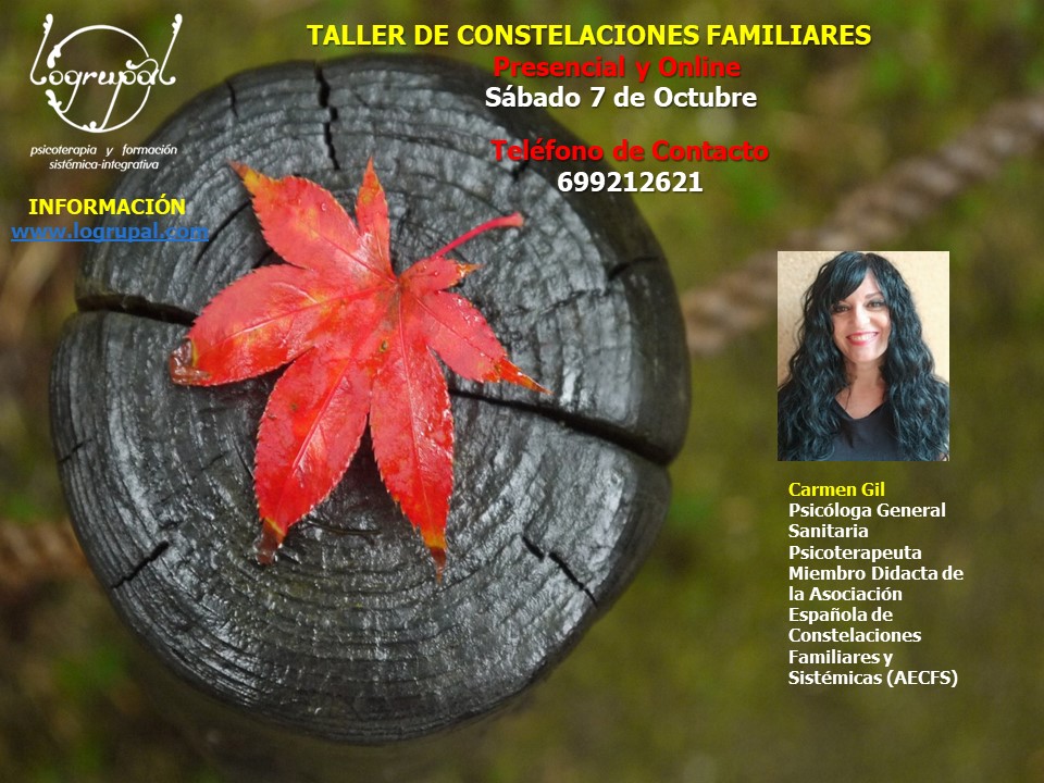 Taller de Constelaciones Familiares en Almería y online (Sábado 7 de octubre)