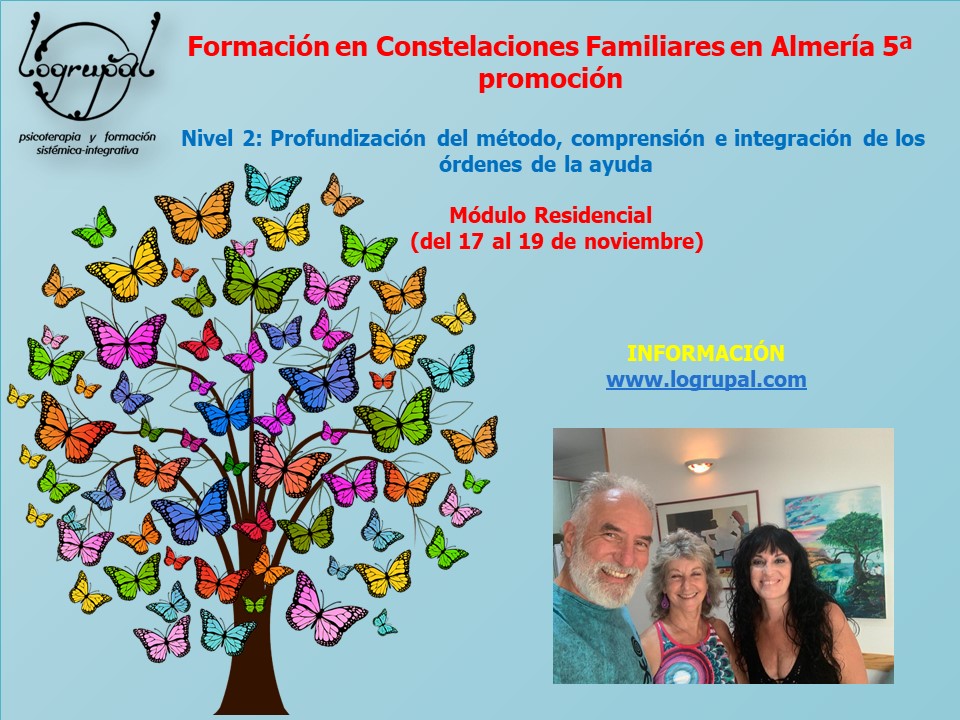 Formación en Constelaciones Familiares en Almería 5ª promoción: Módulo Residencial (del 17 al 19 de noviembre)