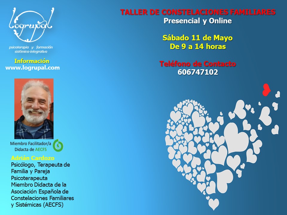 Taller de Constelaciones Familiares en Almería y online (Sábado 11 de Mayo)