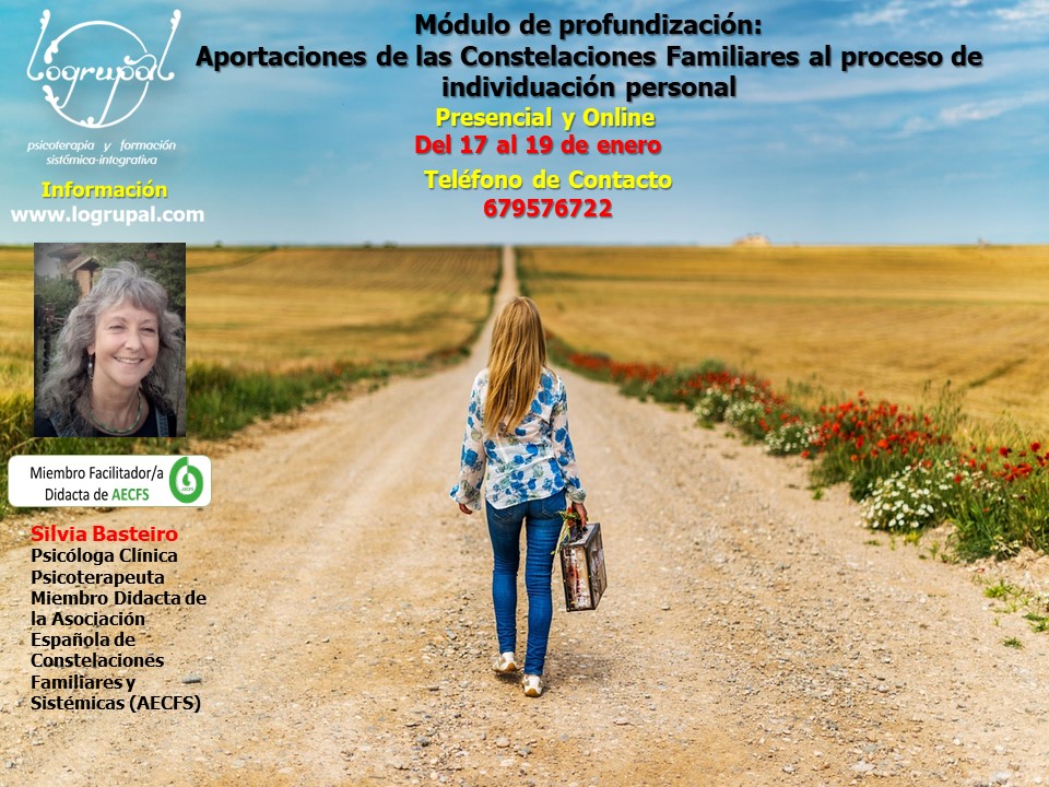 Módulo de profundización:Aportaciones de las Constelaciones Familiares al proceso de individuación personal (del 17 al 19 de enero)