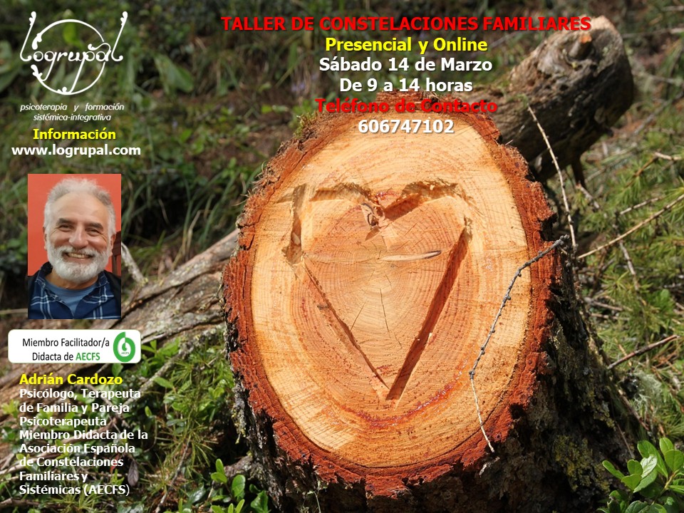 Taller de Constelaciones Familiares en Almería y online (Sábado 14 de Marzo)